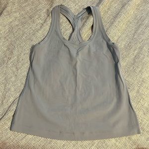 Dusty blue lululemon cool racerback tank top